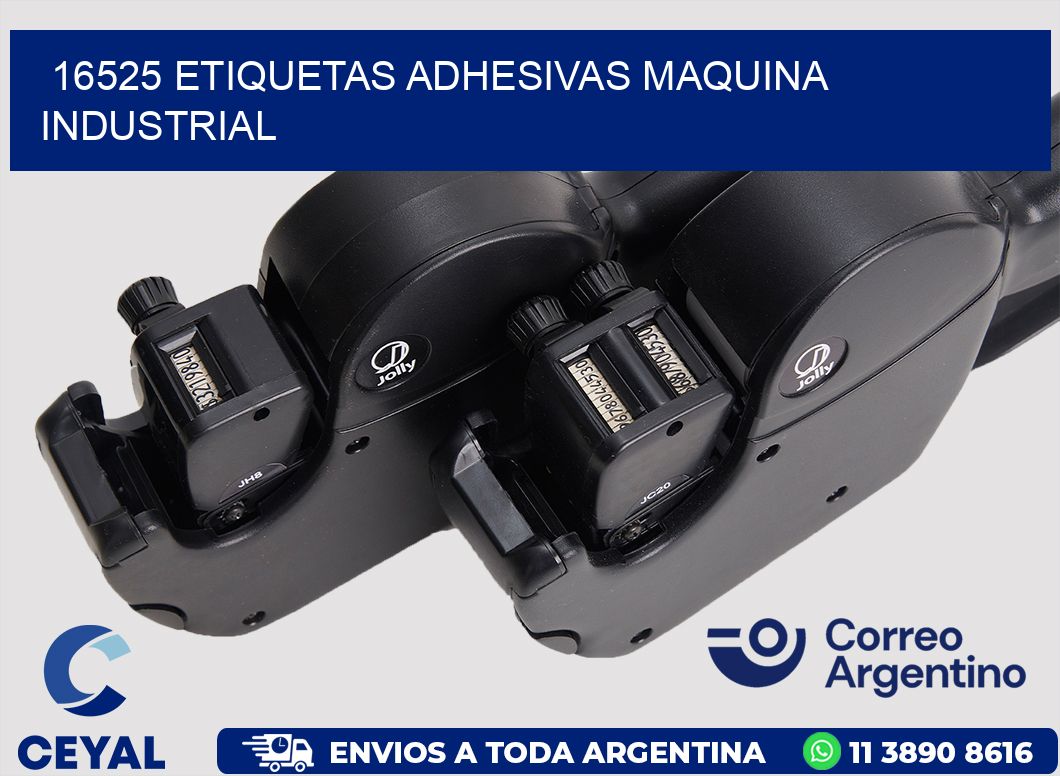 16525 ETIQUETAS ADHESIVAS MAQUINA INDUSTRIAL