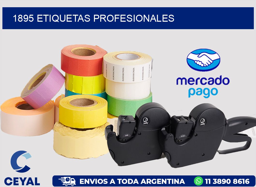 1895 ETIQUETAS PROFESIONALES
