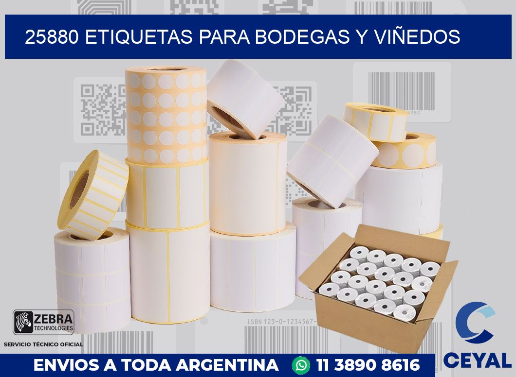 25880 ETIQUETAS PARA BODEGAS Y VIÑEDOS