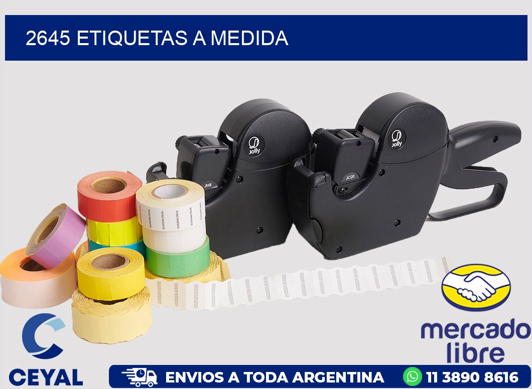 2645 ETIQUETAS A MEDIDA