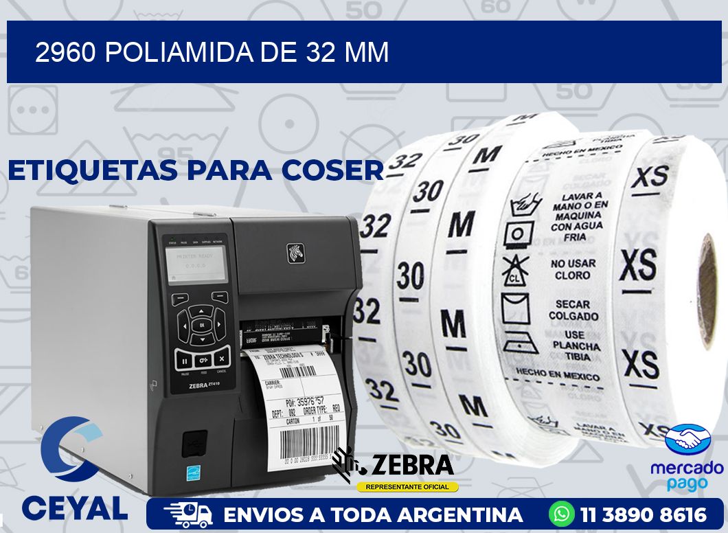 2960 POLIAMIDA DE 32 MM