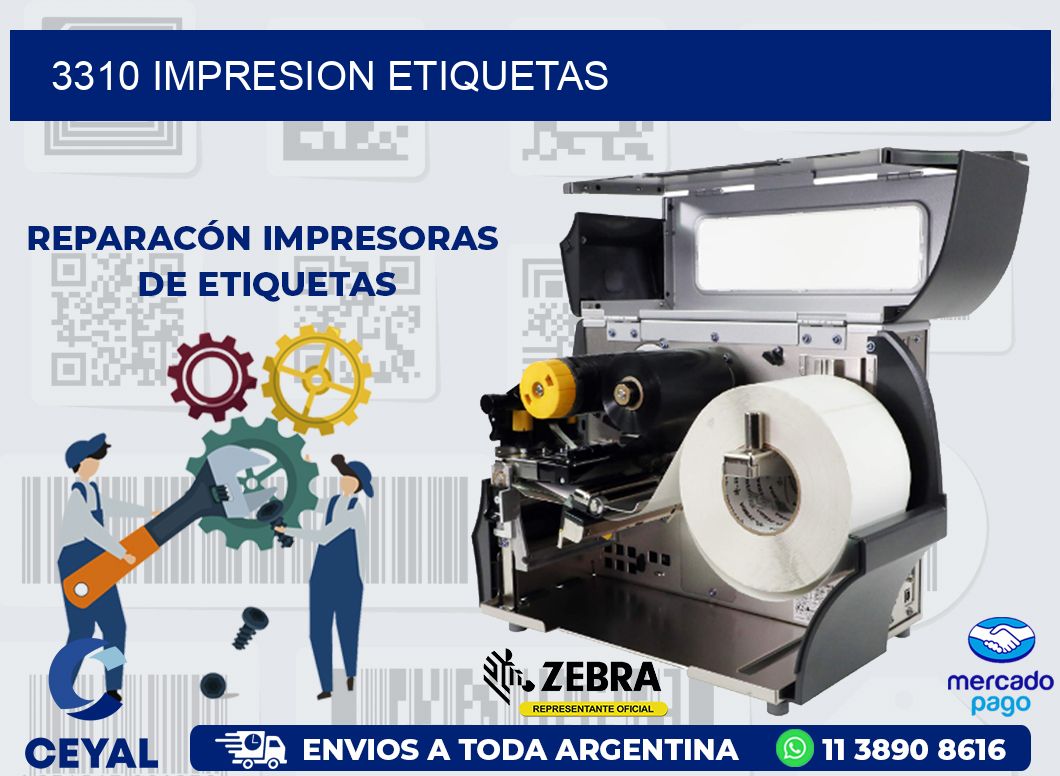 3310 IMPRESION ETIQUETAS