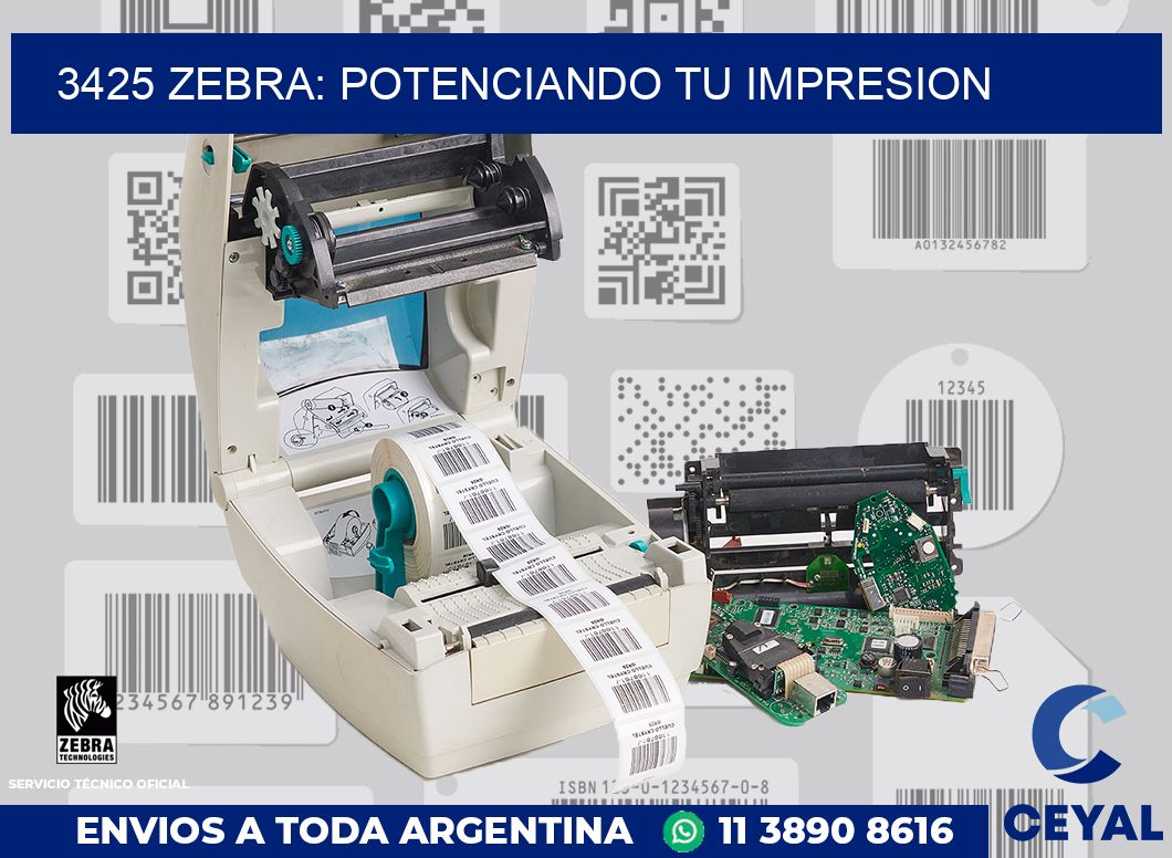 3425 ZEBRA: POTENCIANDO TU IMPRESION