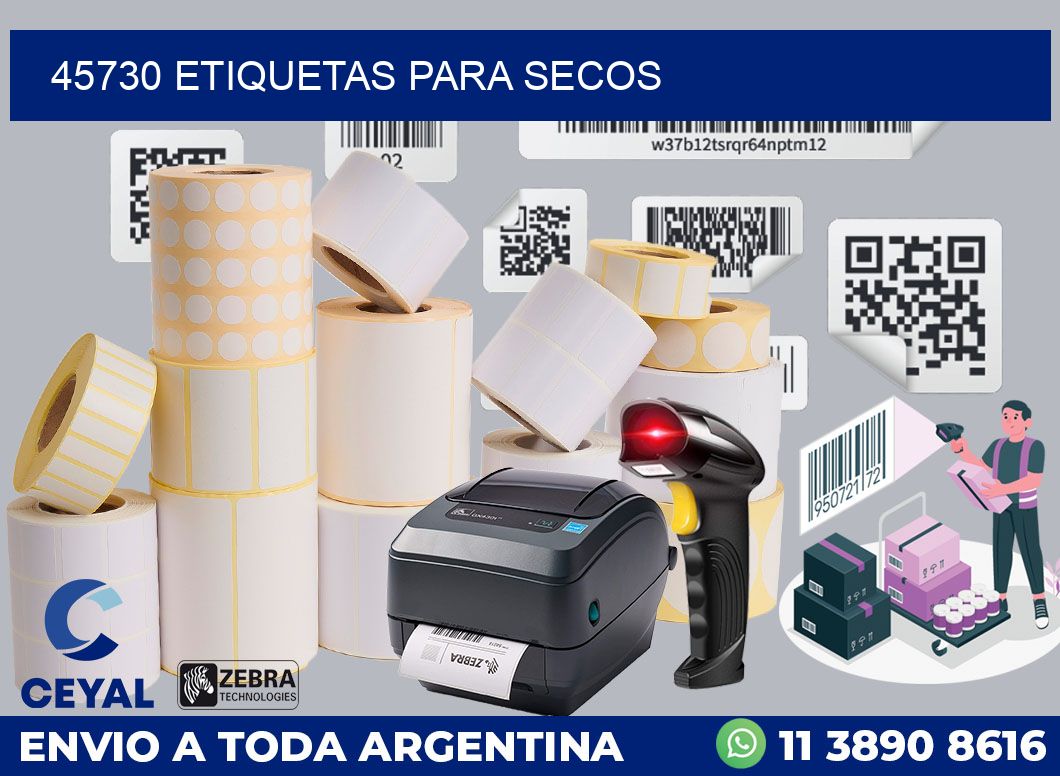 45730 ETIQUETAS PARA SECOS
