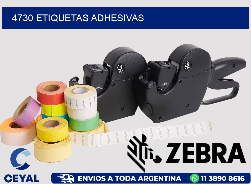 4730 ETIQUETAS ADHESIVAS