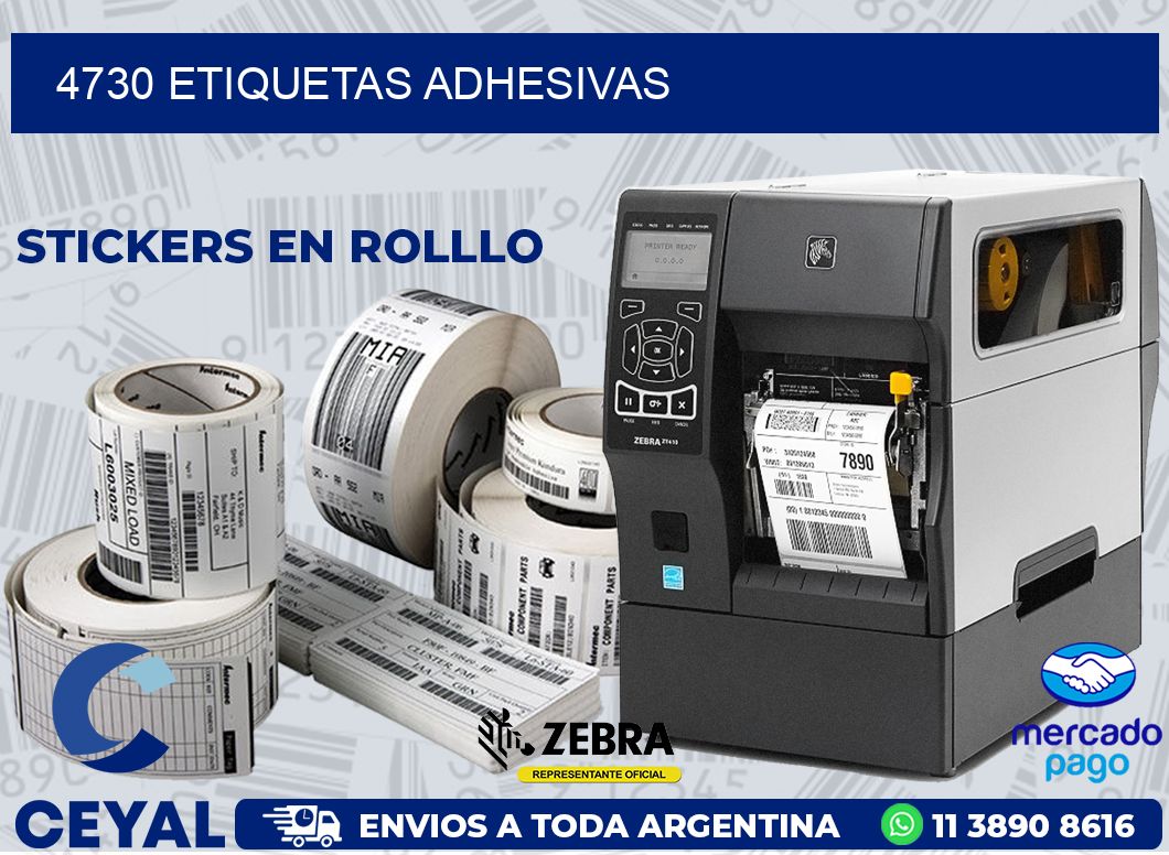4730 ETIQUETAS ADHESIVAS
