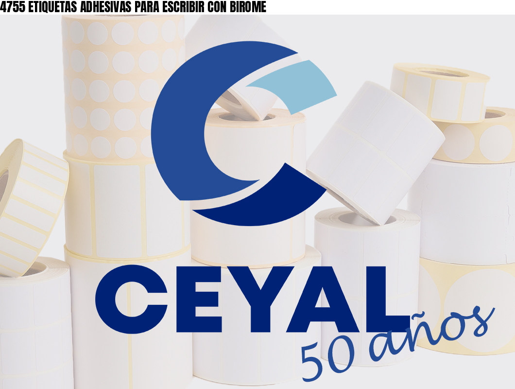 4755 ETIQUETAS ADHESIVAS PARA ESCRIBIR CON BIROME