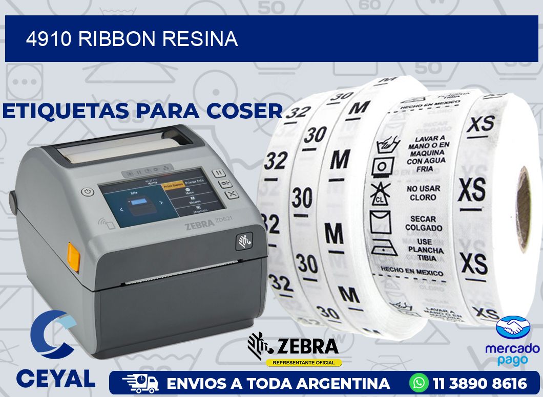 4910 RIBBON RESINA