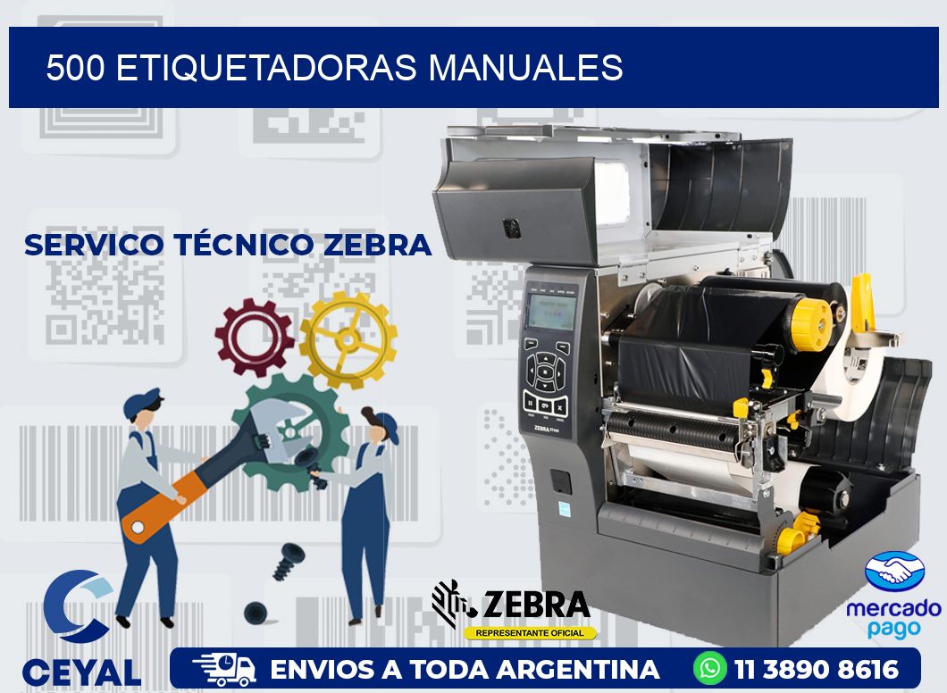 500 ETIQUETADORAS MANUALES