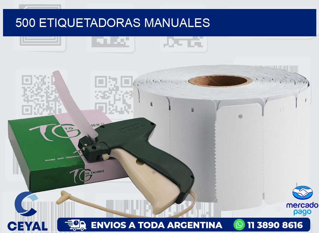 500 ETIQUETADORAS MANUALES