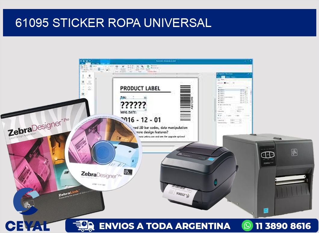 61095 STICKER ROPA UNIVERSAL