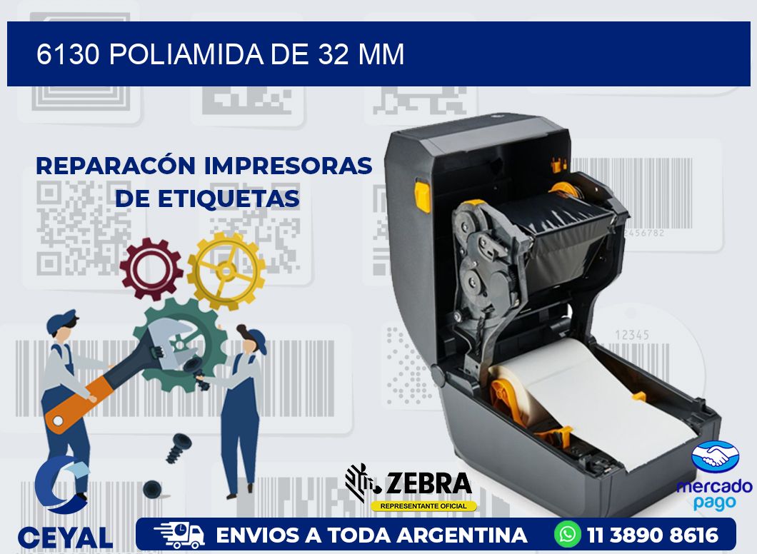 6130 POLIAMIDA DE 32 MM