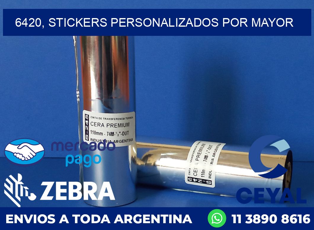 6420, stickers personalizados por mayor