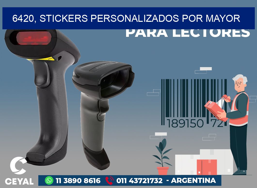 6420, stickers personalizados por mayor