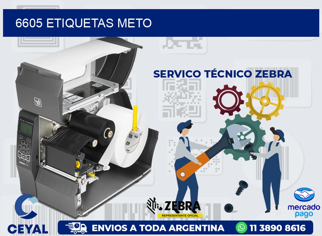 6605 ETIQUETAS METO