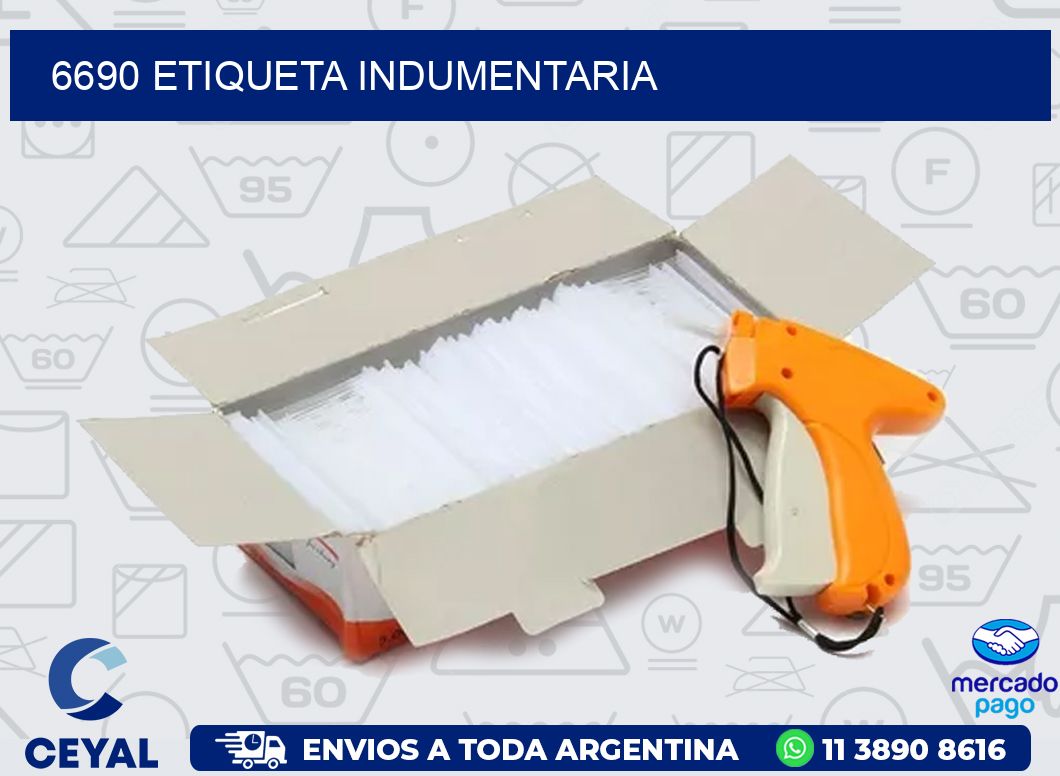 6690 ETIQUETA INDUMENTARIA