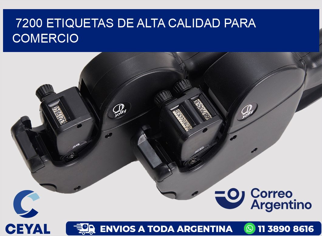 7200 ETIQUETAS DE ALTA CALIDAD PARA COMERCIO