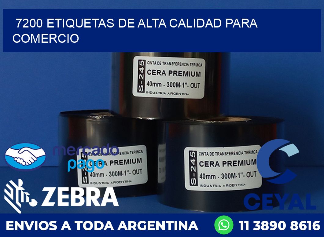 7200 ETIQUETAS DE ALTA CALIDAD PARA COMERCIO