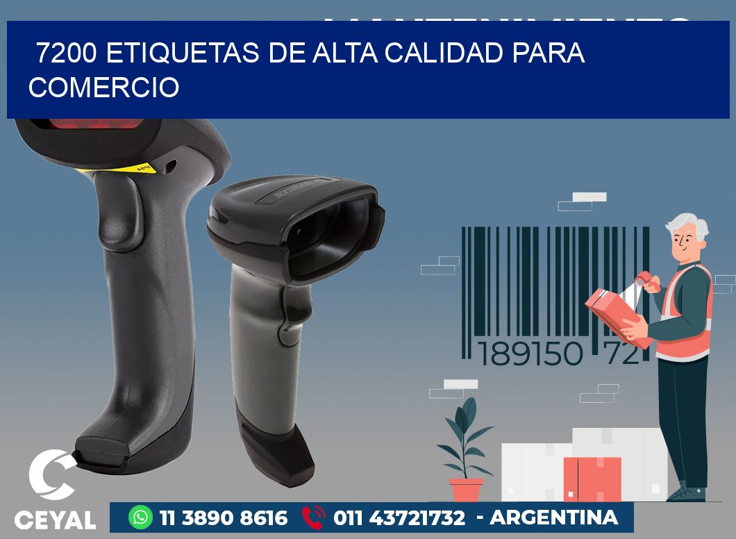 7200 ETIQUETAS DE ALTA CALIDAD PARA COMERCIO