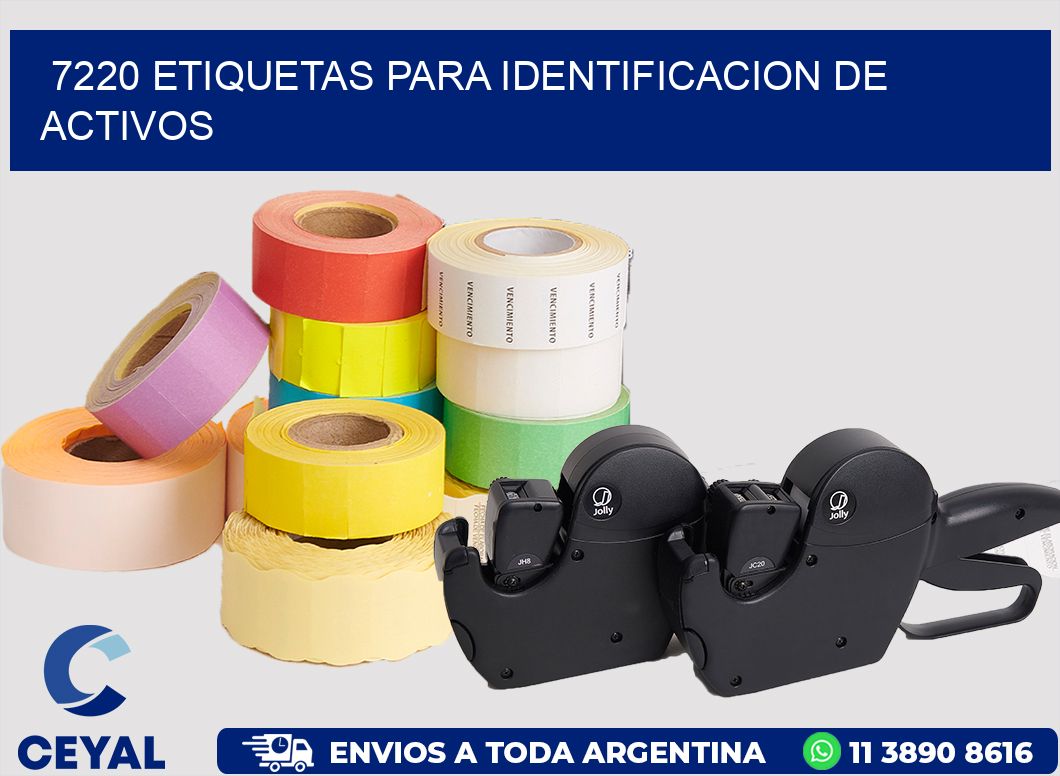 7220 ETIQUETAS PARA IDENTIFICACION DE ACTIVOS