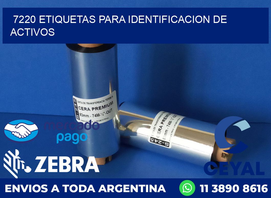 7220 ETIQUETAS PARA IDENTIFICACION DE ACTIVOS
