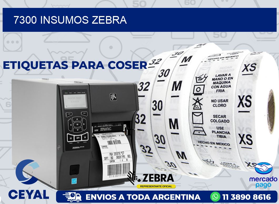 7300 INSUMOS ZEBRA