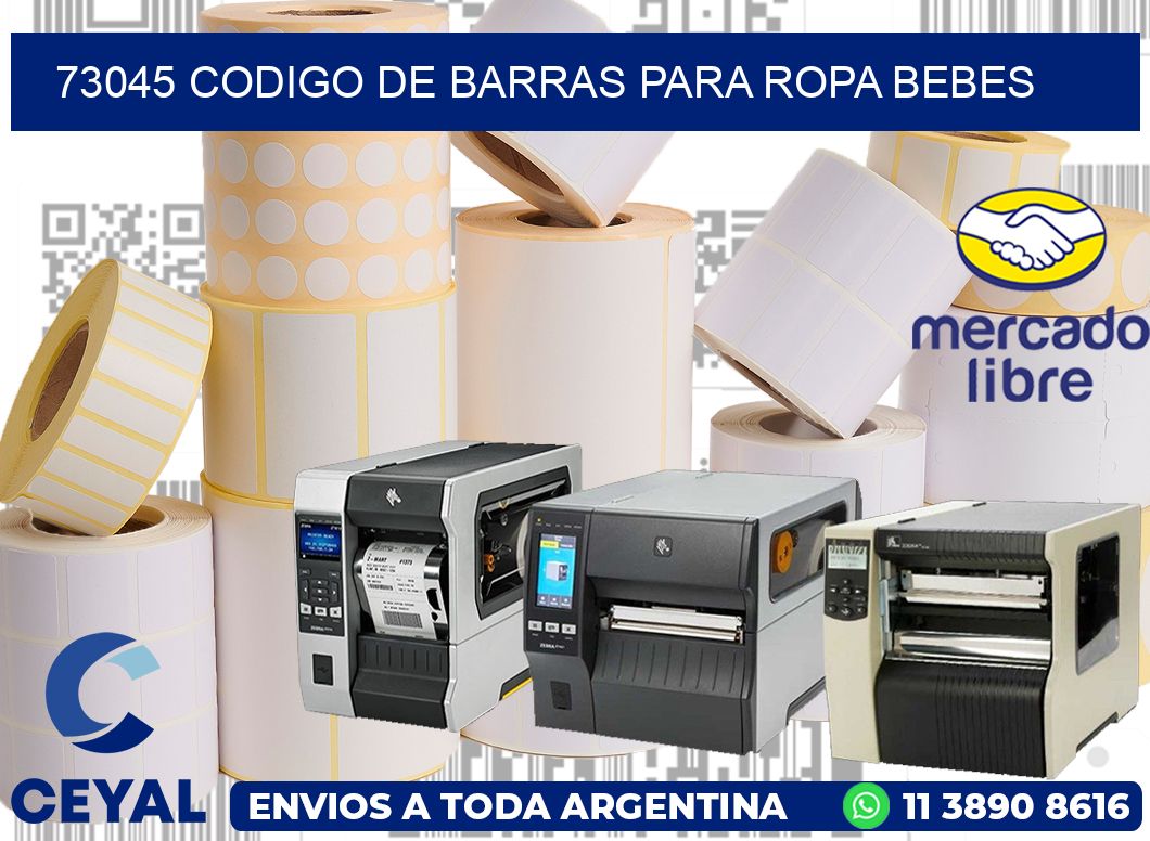 73045 CODIGO DE BARRAS PARA ROPA BEBES