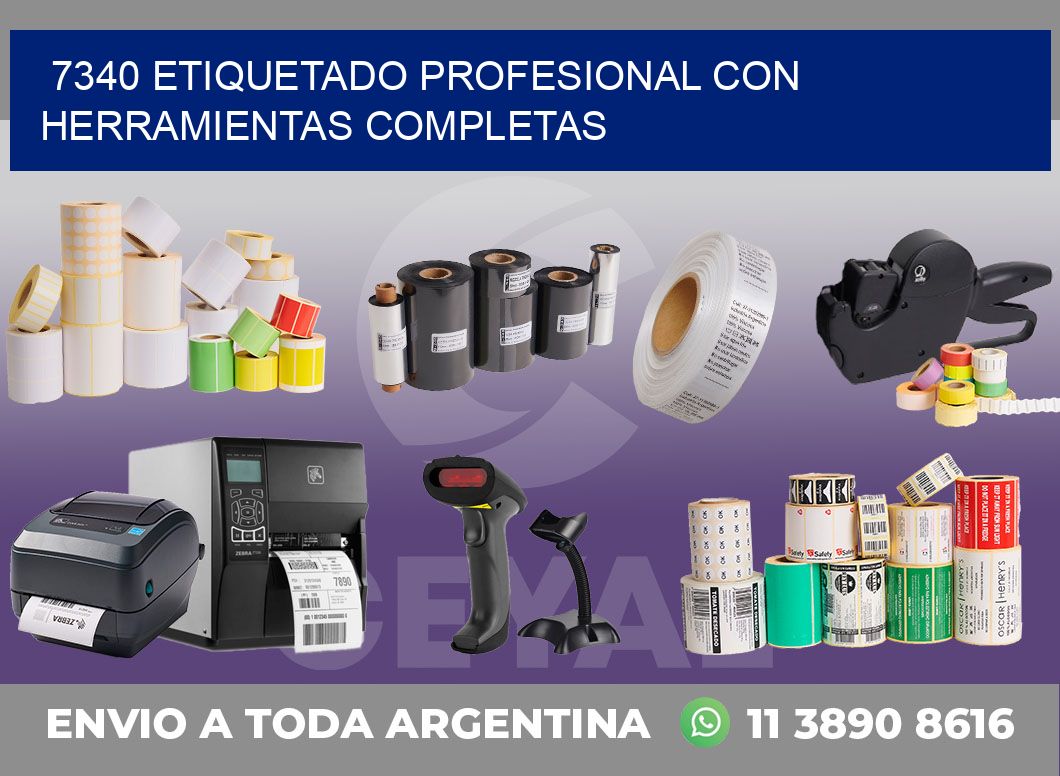 7340 ETIQUETADO PROFESIONAL CON HERRAMIENTAS COMPLETAS