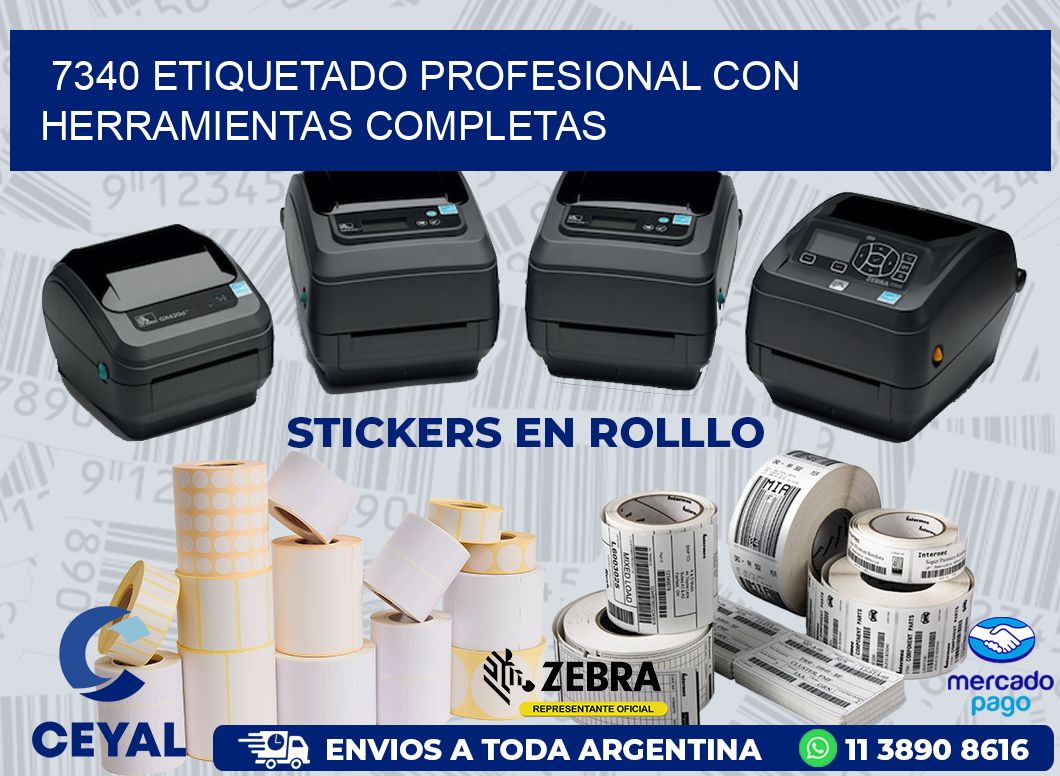 7340 ETIQUETADO PROFESIONAL CON HERRAMIENTAS COMPLETAS