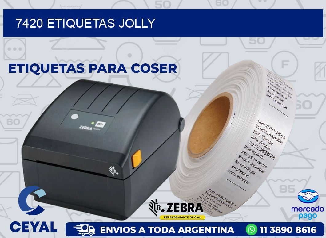 7420 ETIQUETAS JOLLY