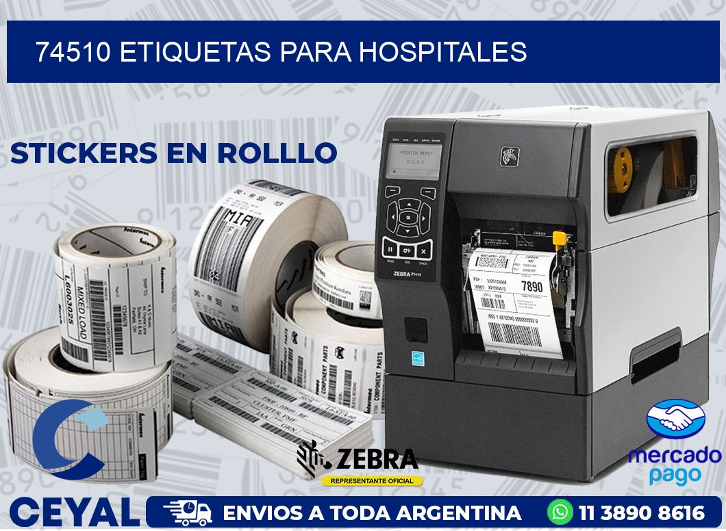 74510 ETIQUETAS PARA HOSPITALES