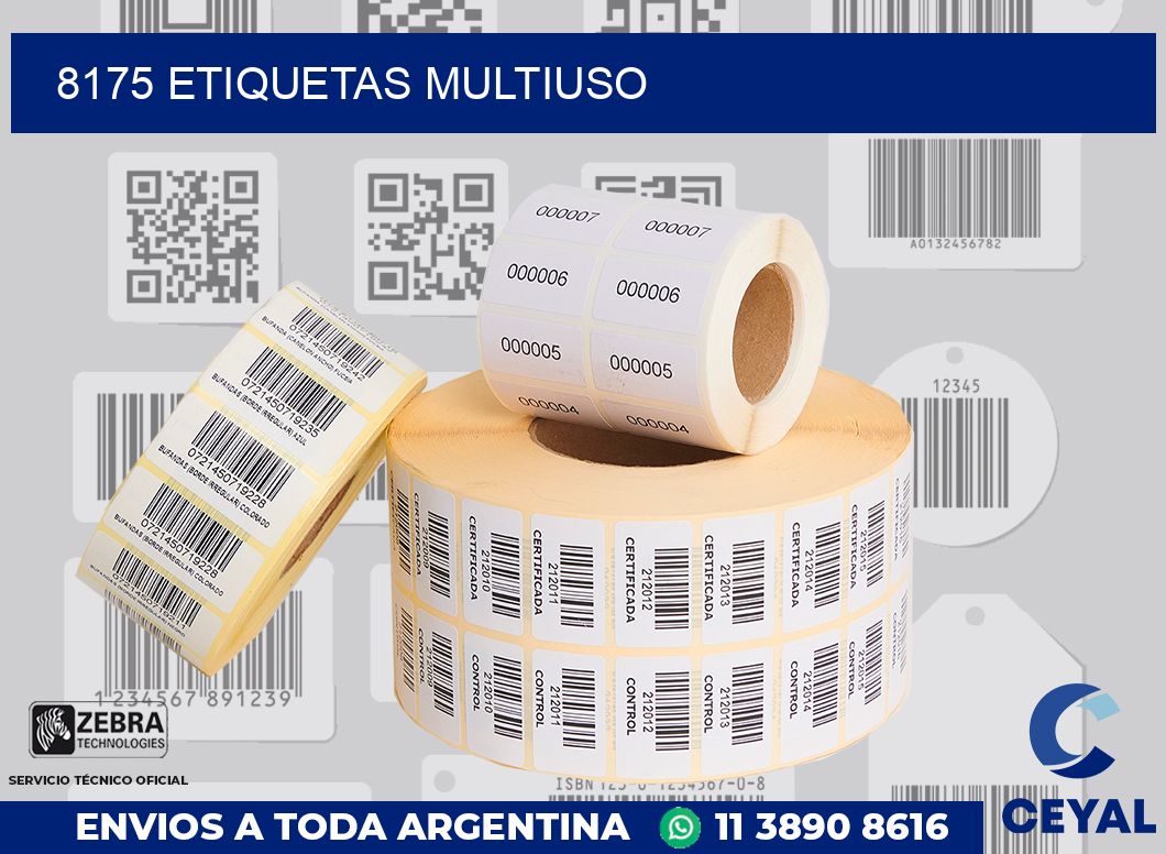 8175 ETIQUETAS MULTIUSO