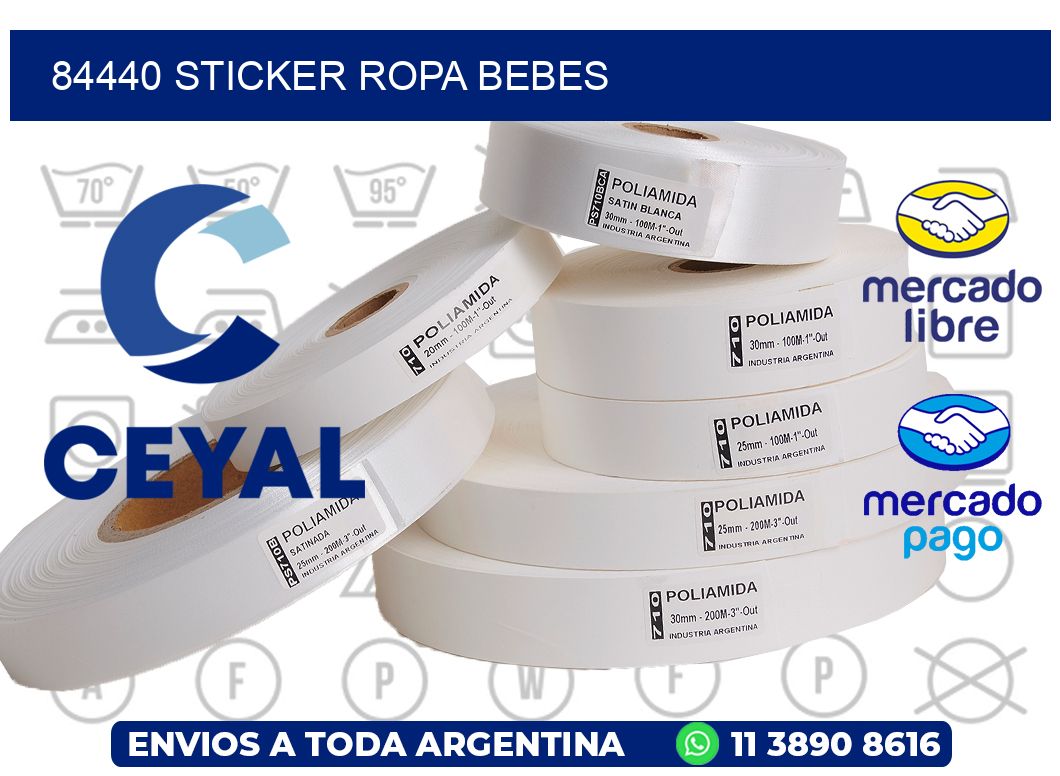 84440 STICKER ROPA BEBES