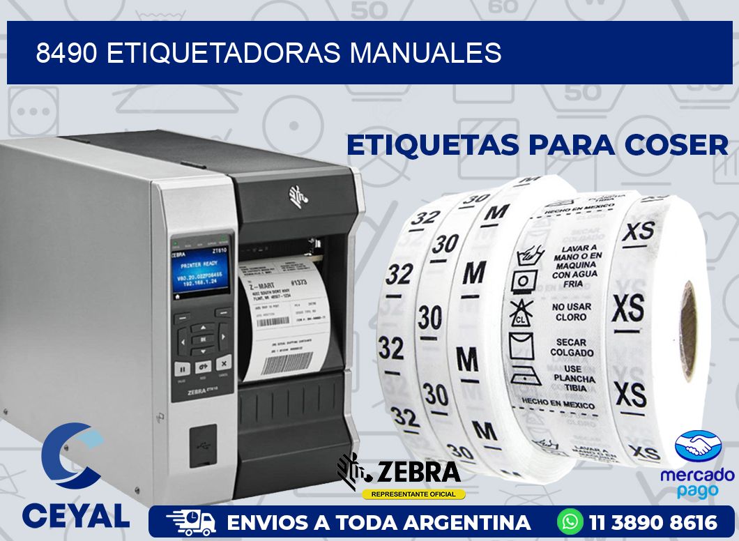 8490 ETIQUETADORAS MANUALES