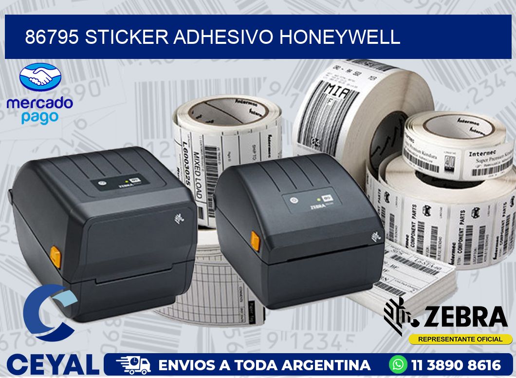 86795 STICKER ADHESIVO HONEYWELL