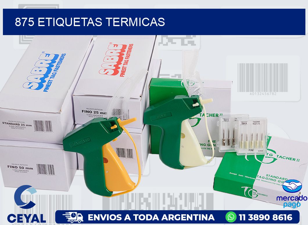 875 ETIQUETAS TERMICAS