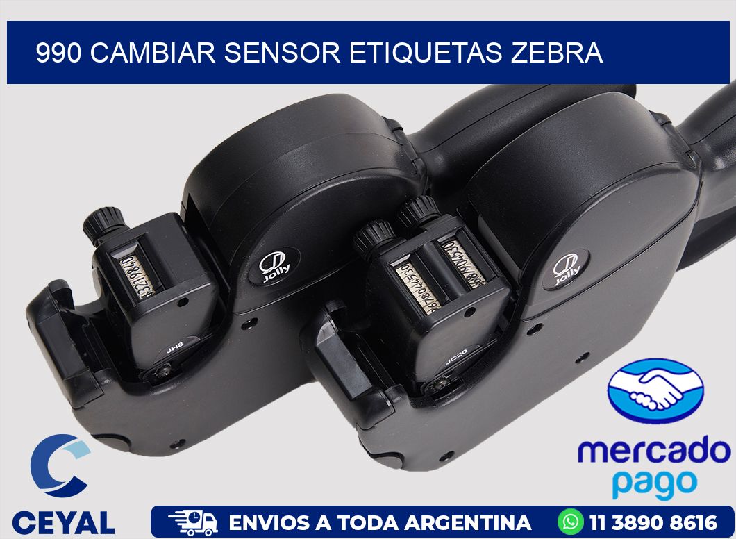 990 CAMBIAR SENSOR ETIQUETAS ZEBRA