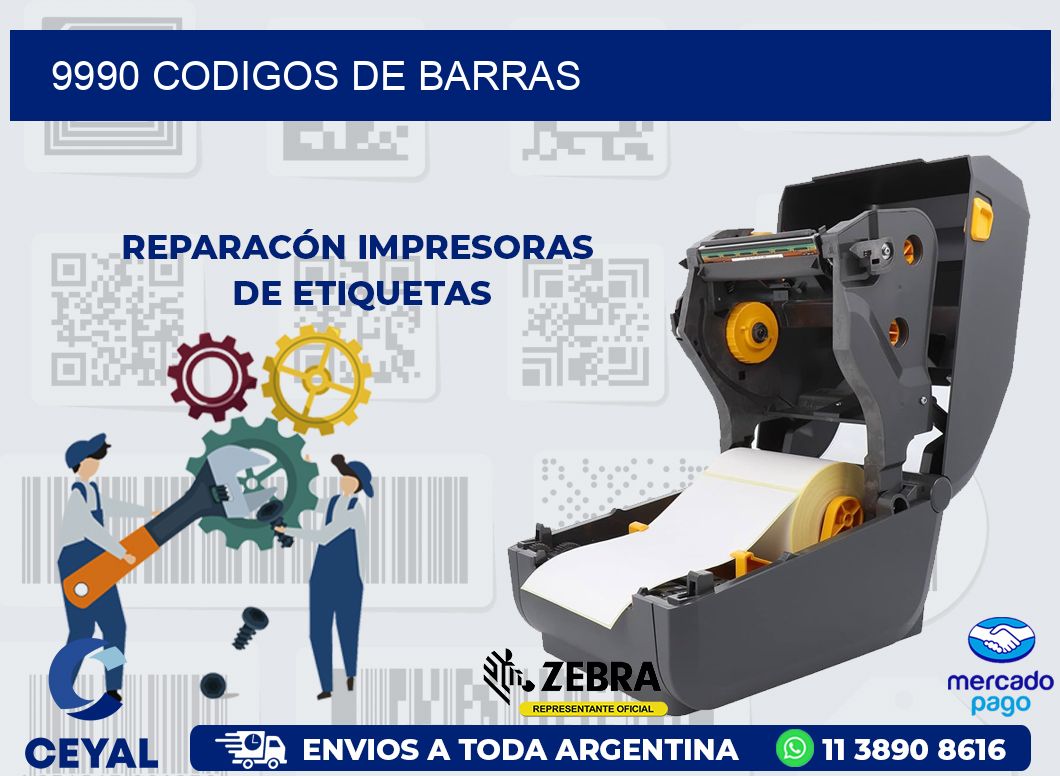 9990 CODIGOS DE BARRAS