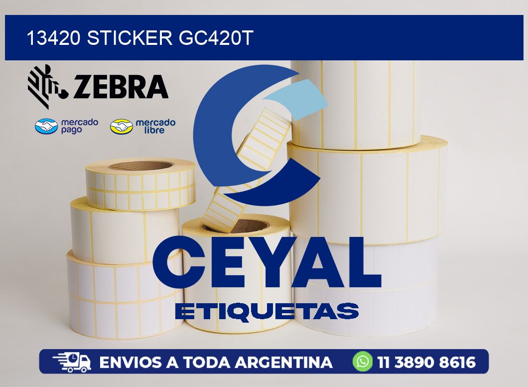 13420 STICKER GC420T