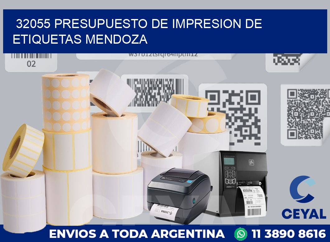 32055 PRESUPUESTO DE IMPRESION DE ETIQUETAS MENDOZA