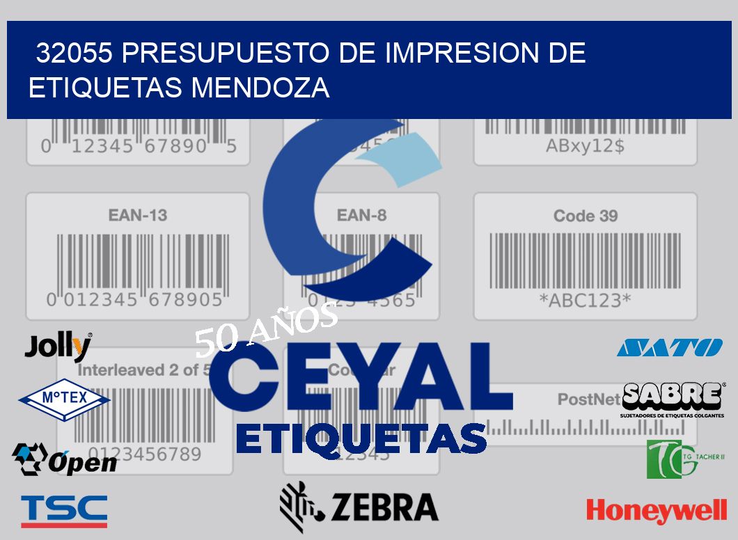 32055 PRESUPUESTO DE IMPRESION DE ETIQUETAS MENDOZA