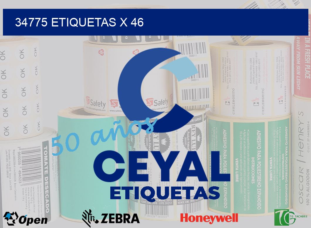 34775 Etiquetas x 46