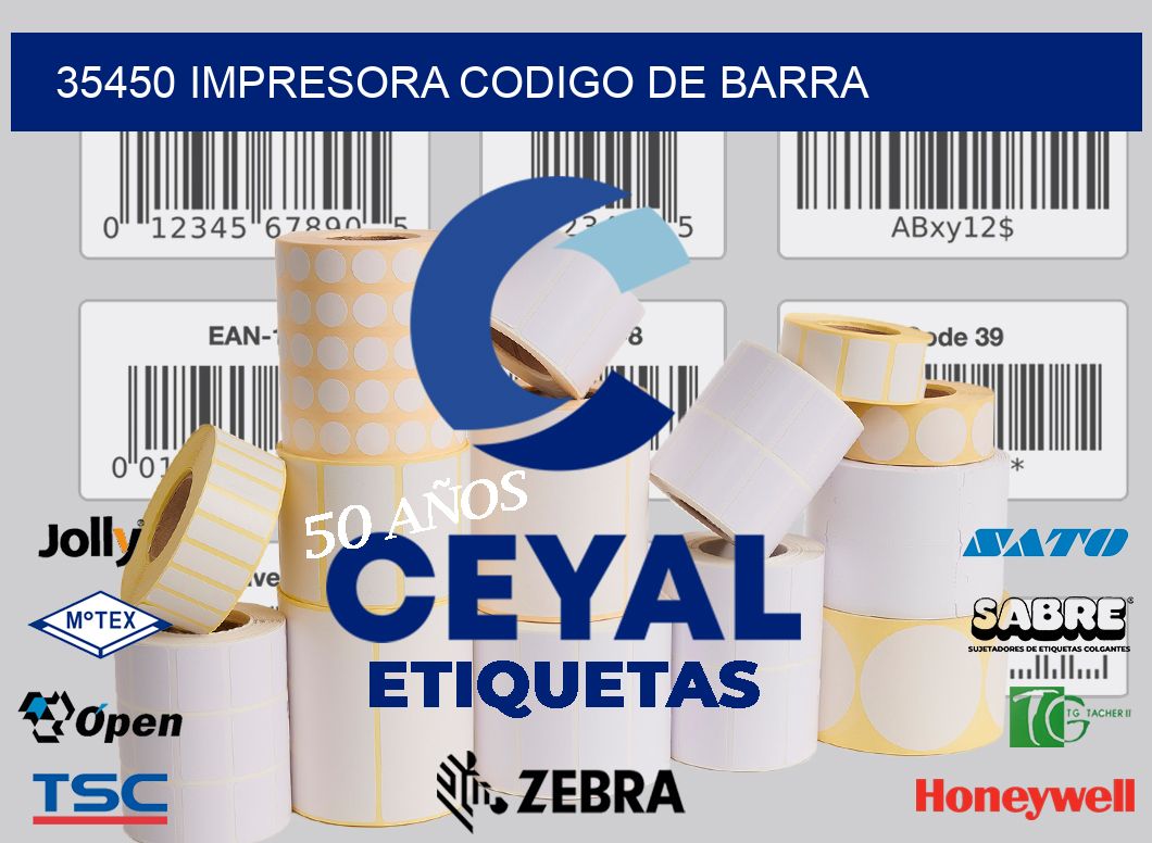 35450 impresora codigo de barra