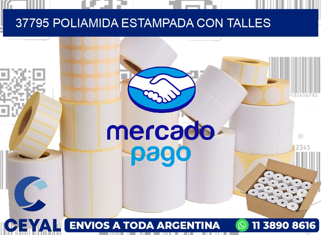 37795 POLIAMIDA ESTAMPADA CON TALLES