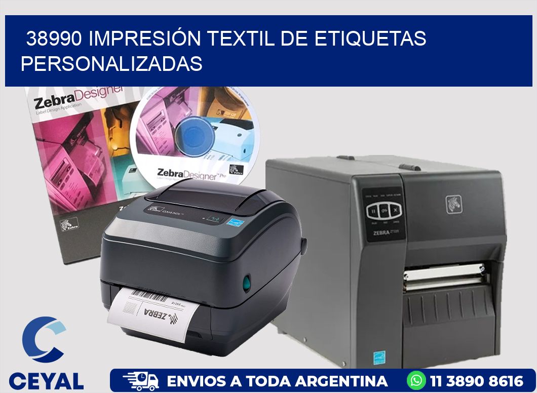 38990 IMPRESIÓN TEXTIL DE ETIQUETAS PERSONALIZADAS