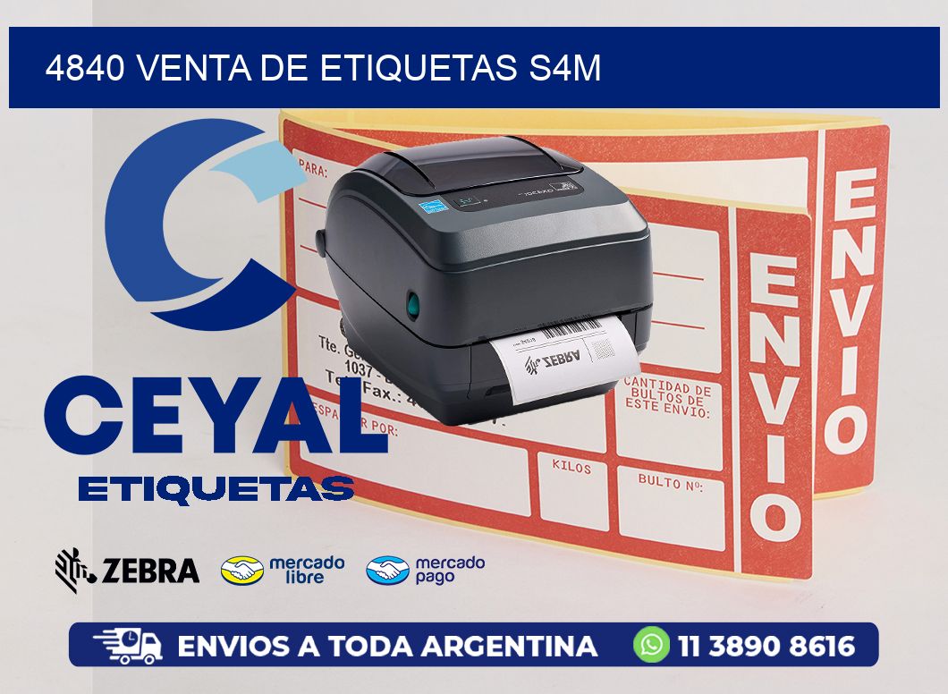 4840 VENTA DE ETIQUETAS S4M