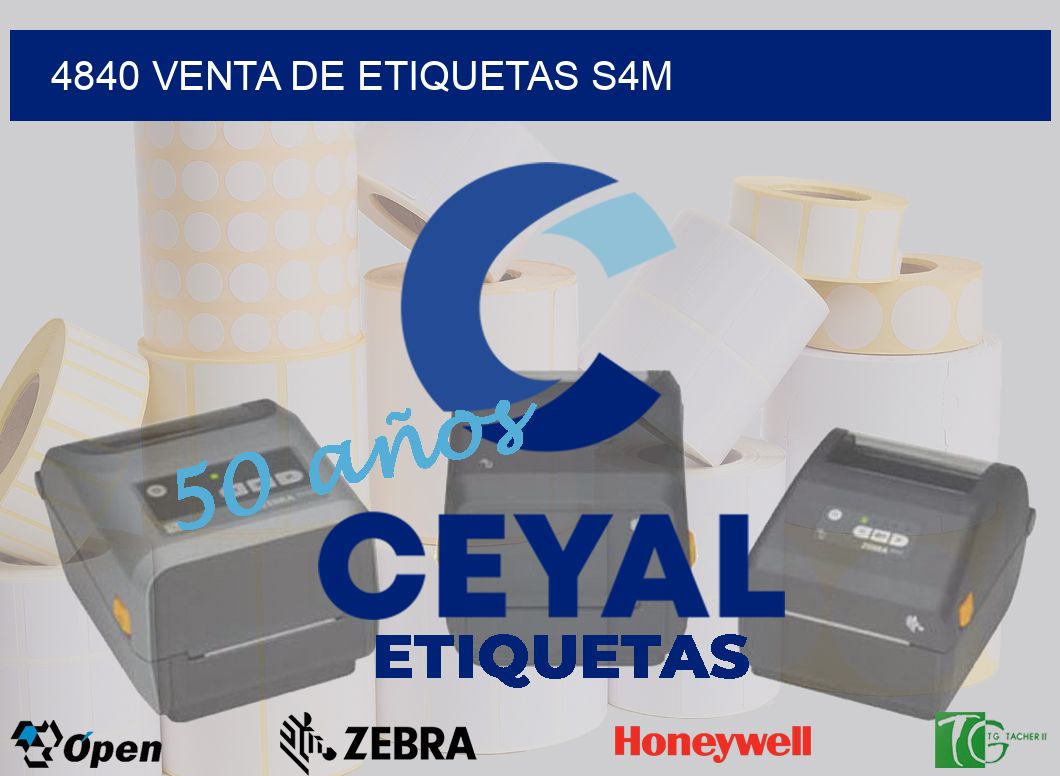 4840 VENTA DE ETIQUETAS S4M