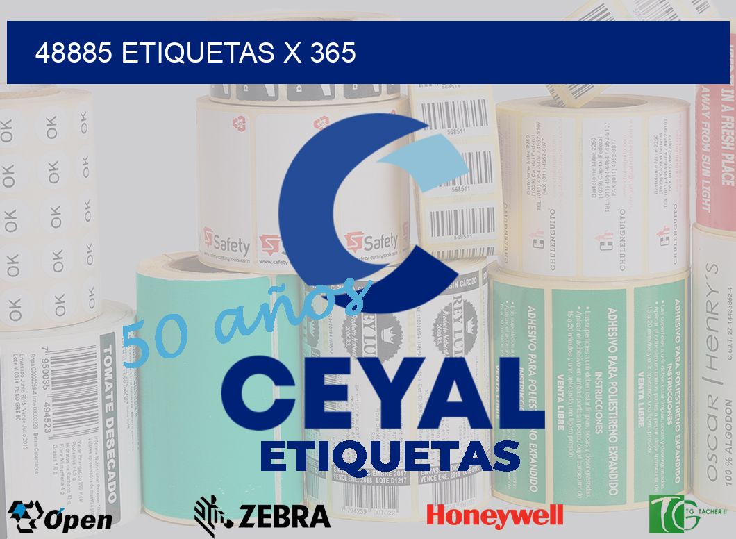 48885 Etiquetas x 365