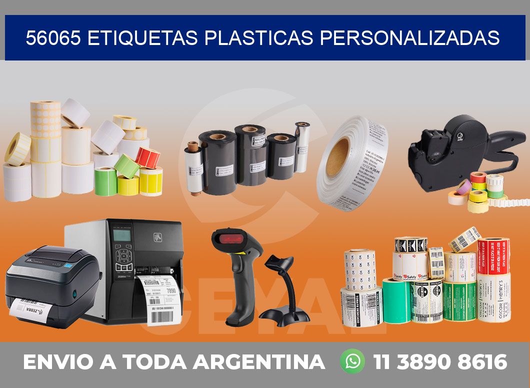 56065 ETIQUETAS PLASTICAS PERSONALIZADAS