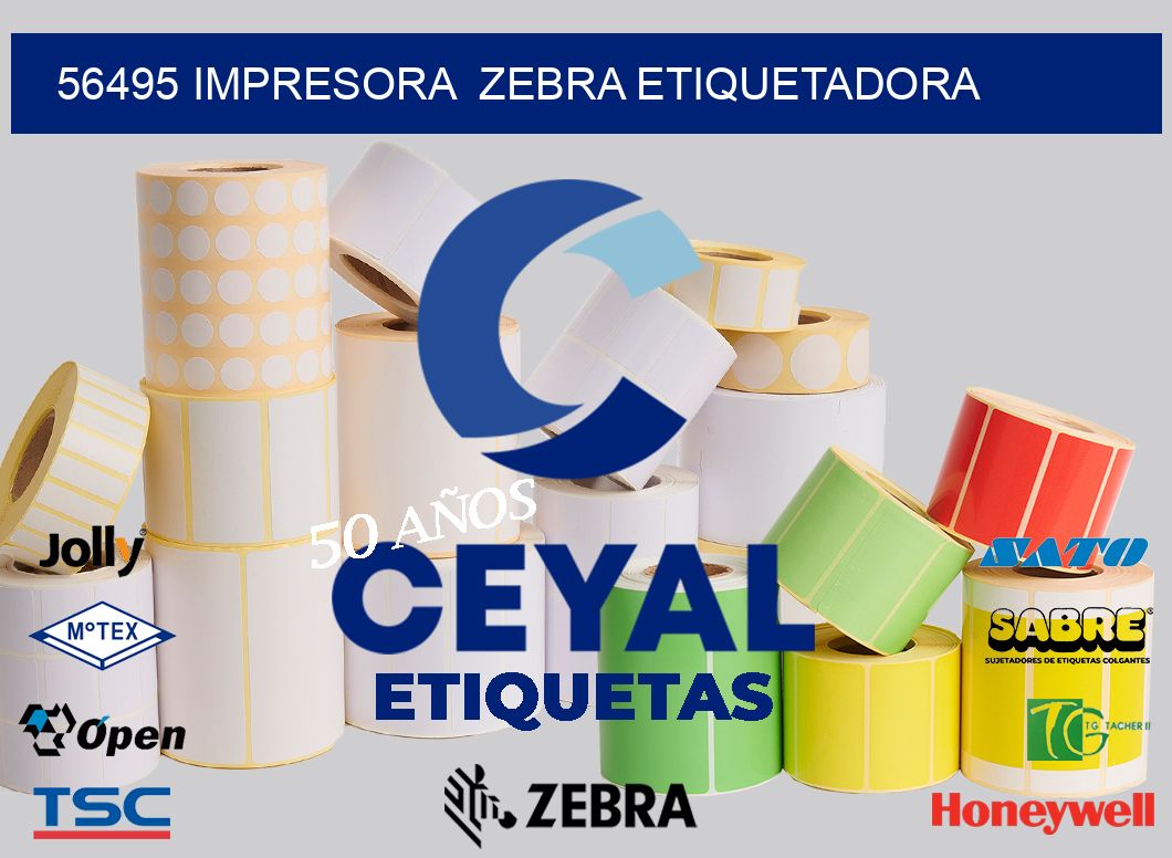 56495 impresora  zebra etiquetadora